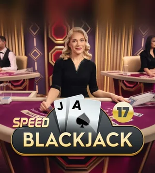 Live-игра Speed Blackjack - 17 Ruby в Слотокинг казино