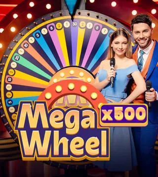 Mega Wheel live game at Slotoking casino